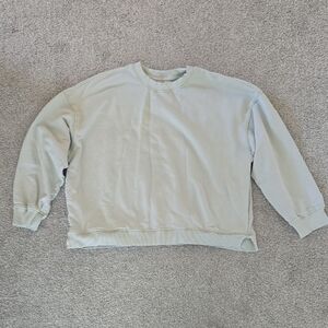 Fp Movement Mint Green Oversized Sweatshirt With Pockets